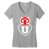 universidad de futbol Women's V-Neck T-Shirt