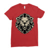 lion head Ladies Fitted T-Shirt