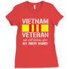 vietnam veteran Ladies Fitted T-Shirt