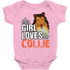 This Girl Loves Her Collie Baby Onesie