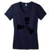 Rust Women's V-Neck T-Shirt