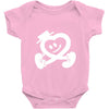 heart walking Baby Onesie
