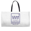 wtf outraged disbelief Weekender Totes