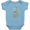 I Pooped Today Baby Onesie