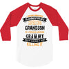 Super Cool Grandson Of A Freaking Awesome Grammy 3/4 Sleeve Shirt