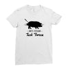 anti vegan task force Ladies Fitted T-Shirt