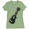 ukulele Ladies Fitted T-Shirt