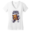 brain drain fox Women's V-Neck T-Shirt
