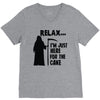 i'm just here for the cake V-Neck Tee