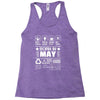 Born In May Racerback Tank