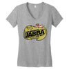 my neighbor jabba Women's V-Neck T-Shirt