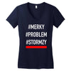 stormzy #merky Women's V-Neck T-Shirt
