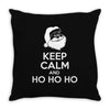Keep Calm And HO HO HO Throw Pillow