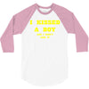 i kissed a boy 3/4 Sleeve Shirt