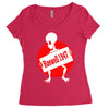 roswell t shirt alien t shirt ufo conspiracy Women's Triblend Scoop T-shirt
