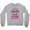 Celebrating With the 3rd Birthday Queen Crewneck Sweatshirt