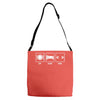 v1 eat sleep code Adjustable Strap Totes