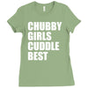 chubby girls cuddle best Ladies Fitted T-Shirt