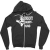 vorsicht kampfhund  funny Zipper Hoodie