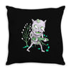 preparing for the goblin fire Throw Pillow