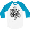 wild animals 3/4 Sleeve Shirt