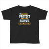 to protect and serve the rich Toddler T-shirt