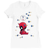 deadpool Ladies Fitted T-Shirt