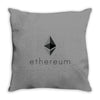 Ethereum Coin Throw Pillow