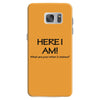funny t shirt here i am! what are your other two wishes rude tee offen Samsung Galaxy S7