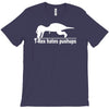 t rex hates pushups funny T-Shirt