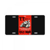 vintage tt race poster, ideal gift or birthday present License Plate