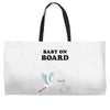 Baby On Board with Stork Weekender Totes