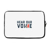 Women's March Hear Our Voice Laptop sleeve