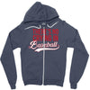 there's no crying in baseball Zipper Hoodie