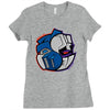 one shall stand, one shall fall Ladies Fitted T-Shirt