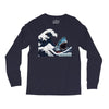 Great White Wave Shark Long Sleeve Shirts