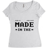 Made in the 80's Women's Triblend Scoop T-shirt