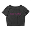 867 midnight Crop Top