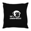 98% chimpanzee Throw Pillow