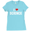 i love science Ladies Fitted T-Shirt