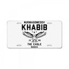 khabib the eagle License Plate