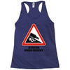 warning descent Racerback Tank