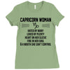 Capricorn Woman Ladies Fitted T-Shirt