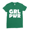 girl power Ladies Fitted T-Shirt
