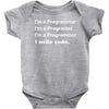 Revolution I Write Code Baby Onesie
