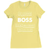 argument invalid boss Ladies Fitted T-Shirt