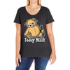 teddy beer Ladies Curvy T-Shirt