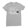 you can't scare me i'm a mother Ladies Fitted T-Shirt