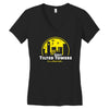 visit tilted towers fortnite Women's V-Neck T-Shirt
