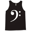 bass clef hat Tank Top
